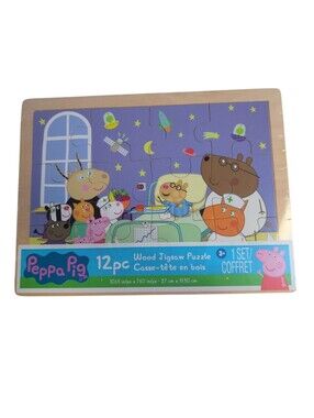 NIP NWT Peppa Pig Wooden Puzzle